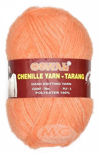 Image of M.G ENTERPRISE Knitting Wool Yarn, Soft Fancy Feather Wool Baba 200 GMS Best Used with Knitting Needles, Soft Fancy Wool-DF Art-IFJ