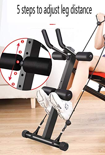 Image of Foldable Rowing Machines Rowing Machine Foldable Rowing Bench Indoor Rower Hd Data Display Design Fitness Cardio Abdominal Fitness Equipment Suitable for All Kinds of People