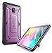 SUPCASE Unicorn Beetle Pro Series Case Designed for Samsung Galaxy Tab A 8.0 SM-T387 (2018), with Built-in Screen Protector & Kickstand Full-Body Rugged Hybrid Protective Case (Metallic Purple)