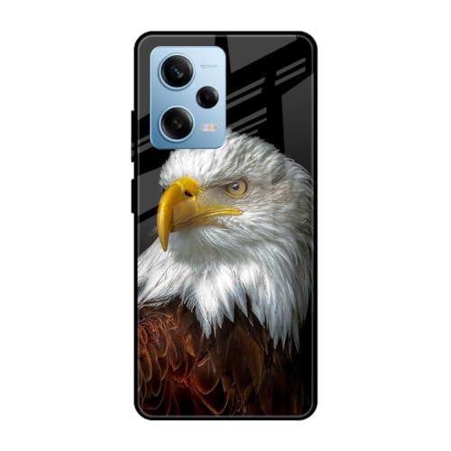 Image of SmashItUp Eagle | Bird Designer Printed TPU Metal Case Mobile Back Cover for Redmi Note 12 Pro 5G