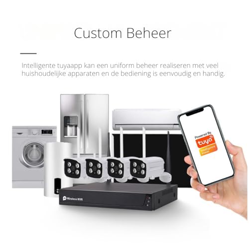 NVR Camera Kit 5MP protège votre maison avec 4 caméras de recul