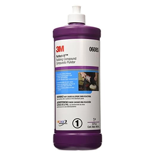 3M Perfect-It Rubbing Compound, 06085, 1 qt (32 fl oz/946 mL)