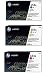 Produktbild Hp 654A 3er set cyan, magenta, gelb Original LaserJet Toner Cartridge (CF332A, CF331A,CF333A)
