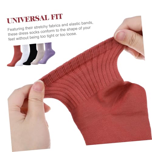 Chaussettes hautes respirantes pour femme en coton confortable, chaussettes fines de marche