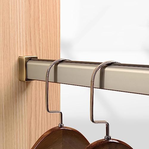 Barre à vêtements en métal robuste noire de 97 cm pour vestiaire