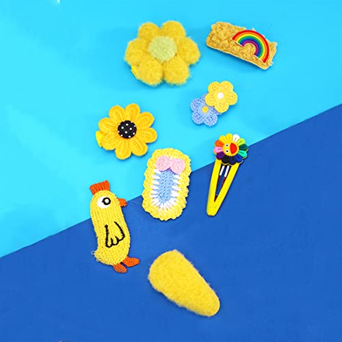 8pc Alligator Hair Clip Set for Toddlers, Cute Accessories
