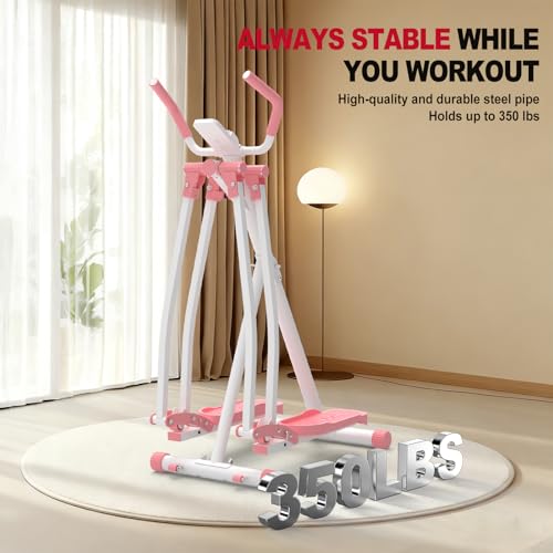 Image of HOTWAVE Space Walker Exercise Machine - Air Walker Elliptical Trainer for Home Use, with Foldable Design for an Aerobic Stepper and Cross Trainer Glider Exercise Machine for Men and Women