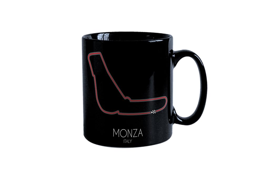 Monza F1 Trail Ceramic Mug, F1 Race Keepsake 11oz Ceramic Mug, Custom Coffee Cup, Gift For Birthdays, Race Themed Coffee Cup, Gifts for Dads, Personalized Mugs