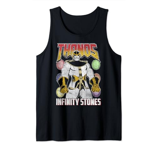 Camiseta de tirantes Marvel Vintage Thanos para fans del cómic retro
