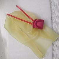 ZOUTYI Flesh,S, Latex Haube Befestigt Mund Knebel Und Nasen Rohr Transparente Gummi Maske Sexy Fetisch Halloween Cosplay Kostüm – Ansicht 4