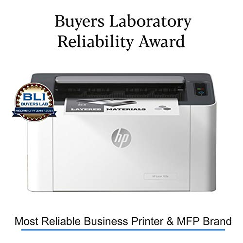 Image of HP Laser 103a Single-Function Monochrome Laser Printer with USB connectivity, Compact Design, Affordable Printing