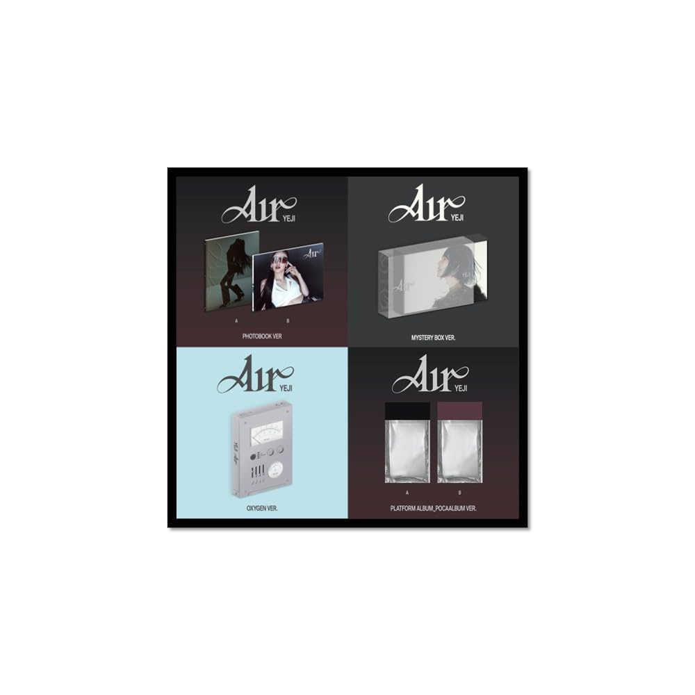 ITZY YEJI Air All Ver Set [Photobook 2 Ver + Oxygen Pack + Mystery Box + POCAALBUM 2 Ver Set] 1st Mini Album