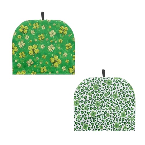 ZUXONGSY St. Patricks Day Tea Cosy for Teapot 2 Pcs Green Tea Cozy for Teapot Insulated Cosy for Kitchen Accessory Tea Pot Cozy for Keeping Warm Home Decor