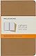 Moleskine Cahier Journal (3er Set Notizbücher mit linierten Seiten, Kartoneinband und Baumwollstickerei, Pocket 9 x 14 cm, 64 Seiten) Packpapier-Braun