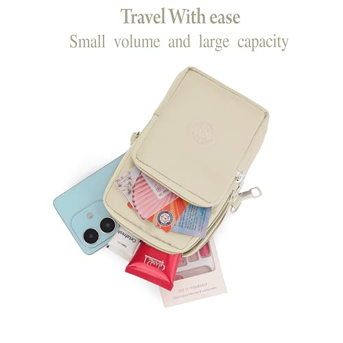 Image of JI Crossbody Phone Bag for Women Mini Wallet Bags with Adjustable Shoulder Strap Wallet Clutch Bag for Girls Zipper Phone Pouch Handbag