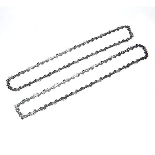 Trintion 2Pcs Chainsaw Chain 16 Inch 57 Drive Chain 3/8" Pitch Low Recoil Chain Saw Chain Suitable for Wood Cutting Other Mini Saw Chainsaws