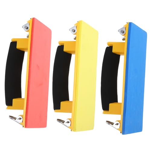 3 Piezas lijadora de papel de lija giratorio herramienta rotativa Portapapel de lija Lijadora de madera y yeso soporte para papel de lija soporte de papel de lija lijadora páginas Angoily