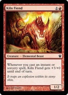 Magic The Gathering - Kiln Fiend - Duel Decks: Izzet vs Golgari