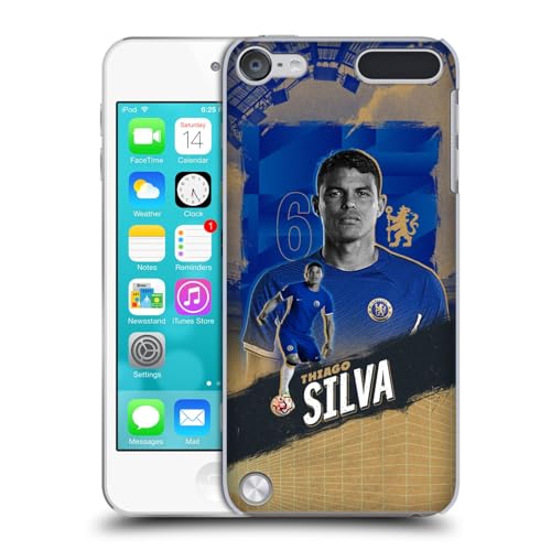 Image of Head Case Designs Officially Licensed Chelsea Football Club Thiago Silva 2023/24 First Team Hard Back Case Compatible With Apple iPod Touch 5G 5th Gen