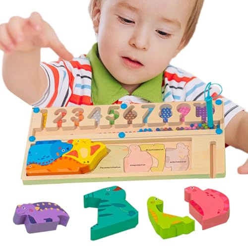 Jouet de Casse-tête cognitif de tri et tableau de puzzle de comptage 3 ans