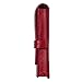 DiLoro Leather Double Pen Case Pencil Pouch Holder for Two Fountain Ballpoint Rollerball Pens and Pencils (Red)