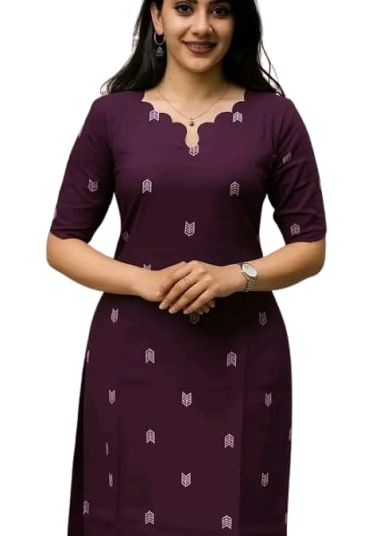 Women Cotton Printed Kurti | Casual Ethnic Kurta for Office & College