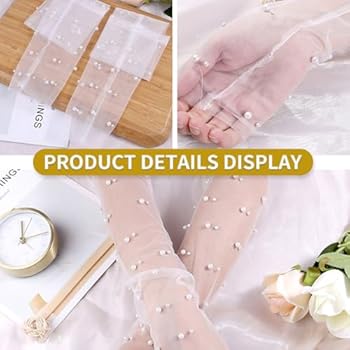 KSJEHW Lange handschoenen voor dames, vingerloos, zomerhandschoenen, bruidshandschoenen, bruidshandschoenen, kanten handschoenen voor bruid, eindexamenbal, opera, diner (wit