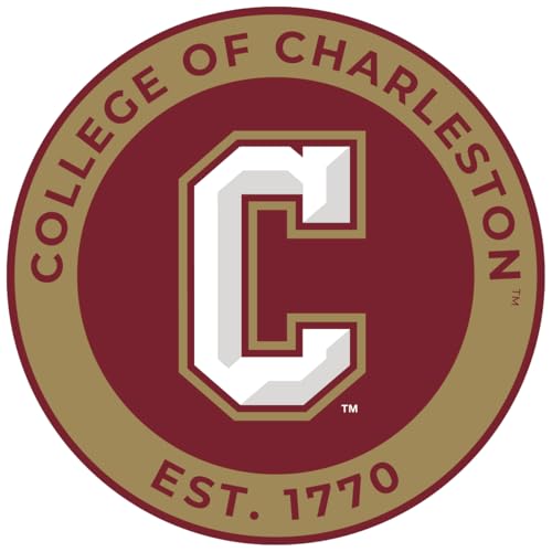 Cougars of Charleston Round Vinyl Decal Sticker Officially Licensed Collegiate Product 2-Inch