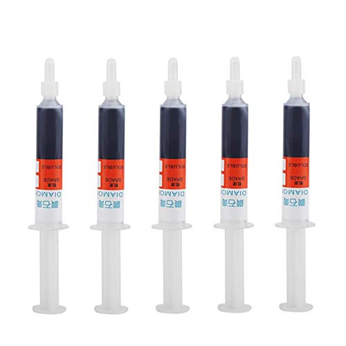 Schleifpaste, Diamant-Polierpaste, Schleifpaste, Diamant-Polierpaste, 5 Stück (W40 (Grobschleifen und Polieren 320 Mesh))