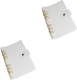 ERINGOGO 2 Peças Pasta Transparente Transparente A5 Capa De Pasta Macia Pasta De Pvc Transparente Capa De Notebook Blocos De Notas Para Trabalho Adesivo De Plástico Pasta De Caderno Pasta