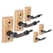 String Swing Violin Hanger Wooden Wall Mount for Home & Studio CC01V-O Hardwood Oak (5 Pack)