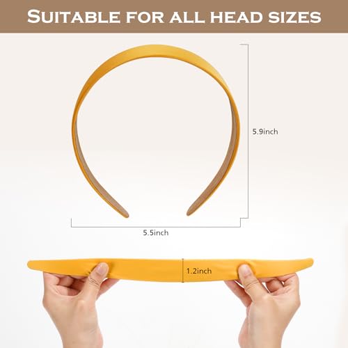 Tyfthui 10 Pcs Headbands, Fashionable Hair Hoops, DIY Headband Accessories for Women and Girls