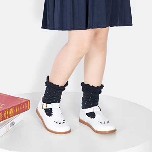 Image of PHIRAMIN Toddler Girl Mary Jane Dress Shoes-Little Girl School Uniform Shoes for Wedding Party