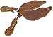 Jeereal Leather Western Spur Straps for Cowboy,Double Ply Reinforced Stitching Spur Straps (Bourbon Brown | Veg-TAN Pattern)