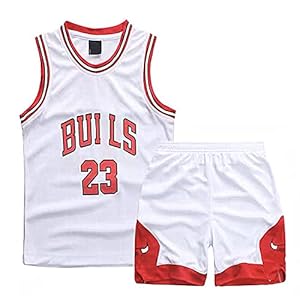 TYTF Basketbalshirt voor kinderen, mouwloos, mesh-vest, uniform, bovenstuk en short, voor jongens en kinderen…