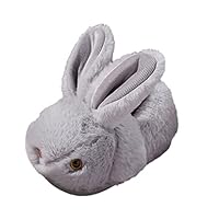 Infant Toddler Cute 3D Rabbit Slippers Closed Back Kids Slippers Boys Girls Cute Bunny Slippers Winter Plush Warm House Shoes