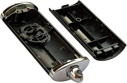 Hörmann Handsender Cover HSE2BS Leer Gehäuse schwarz Hochglanz 439755 ohne Batterie ohne Platine Ersatzteil Ober- und Unterschale