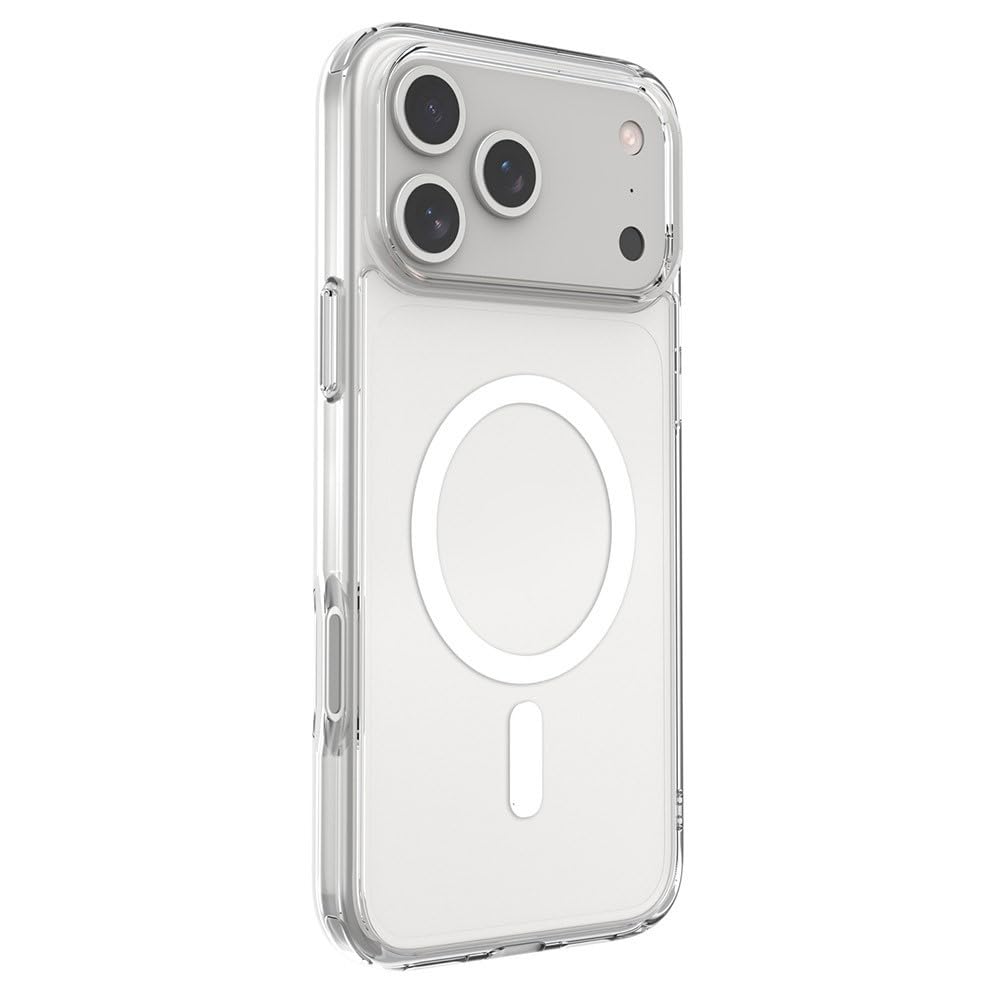 Caisles Ultra-Hybrid Transparent Clear Case– Anti-Yellow, Magnetic Ring, Camera Protection, Shockproof, Slim Fit & Wireless Charging Safe (iPhone 17 PRO MAX)