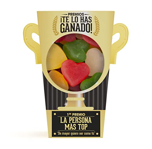 Designer Souvenirs - Regalos muy Originales | Premio a La Persona Más Top | Pack de Chuches Para Sorprender a tu Amig@, Familiar, Paraja | Surtido de Gominolas Cover