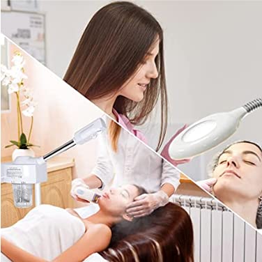 Amazon.com: Saturnpower 2 in 1 Facial Steamer 5X Magnifying Lamp