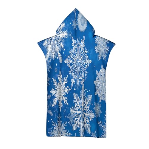 Peignoir à Langer Séchage Rapide Poncho Microfibre Léger Noël - 3