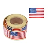 Autocollants drapeau américain : fabriqués à partir de matériaux sûrs, ces autocollants temporaires sont sans danger à utiliser. autocollants patriotiques