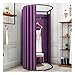 Salle D'essayage, Rideau De Cabine D'essayage Mobile for Magasin De Vêtements De Centre Commercial Cabine D'essayage Mobile À l'ombre Simple Piste Semi-Circulaire Vestiaire Palier