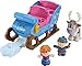 Fisher-Price Disney GGV30 Frozen Kristoff's Sleigh by Little People, Multi Color