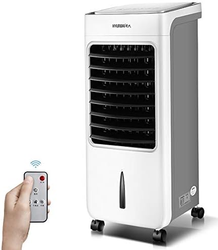 FUFU Cooling Fans Portable Evaporative Air Fan Cooler with Remote 3 Fan Speeds with Oscillation for Home or Office Use, 70W 3 Speed Setting (Color : Remote Control)
