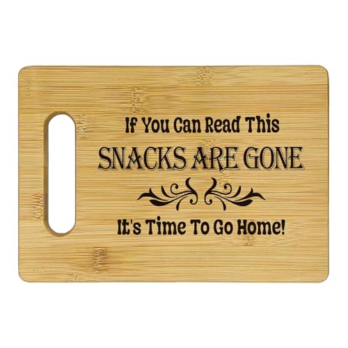 Tabla de cortar de bambú Funny con diseño rectangular, 29.72 cm x 19.56 cm x 1.17 cm miniatura 1