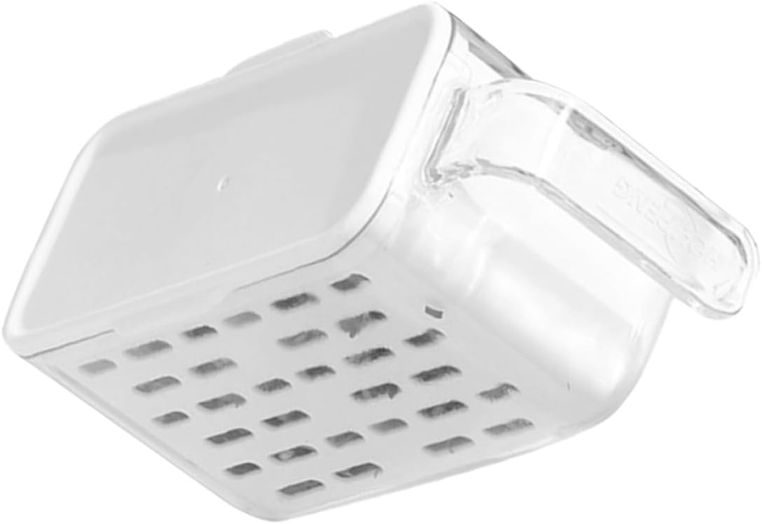 Refrigerator Storage Bin with Handle and Divided Compartments