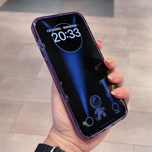 Coque acrylique magnétique iPhone 14 LVTFCO transparente et fluorescente