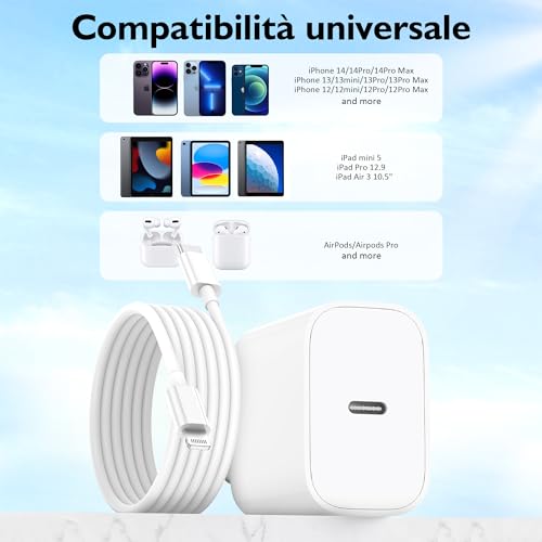 Chargeur iPhone rapide câble USB C type C compatible iPhone 14 13 12 Pro Max