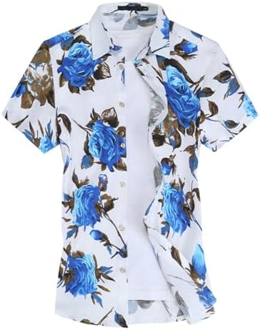 （22:30時点） [CEEN] アロハシャツ 半袖 メンズ 花柄 大きいサイズ リゾート 和柄 カジュアル おしゃれ ビーチシャツ ファッション ボタンアップ シャツ 半袖 夏服